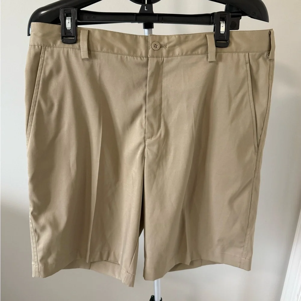 Nike Tan Flat Front Men's Shorts
